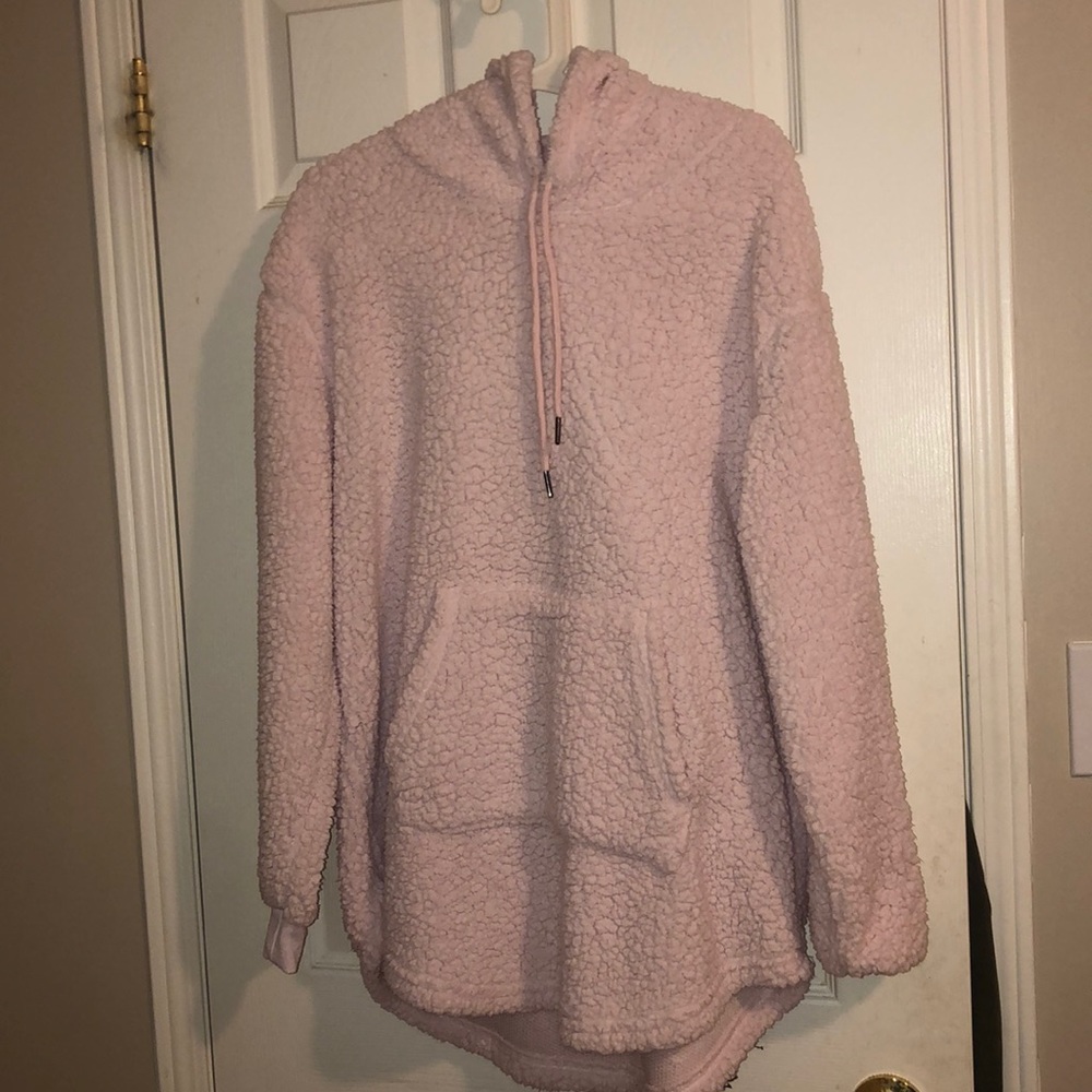 Revamped Pink Cozy Fleecey Teddy Bear Sweater